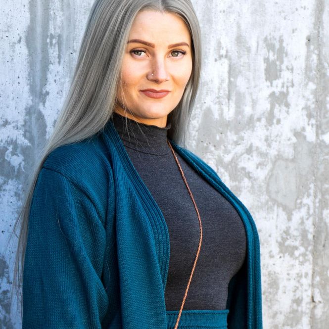 Huvudbild Avvi cardigan, kort modell